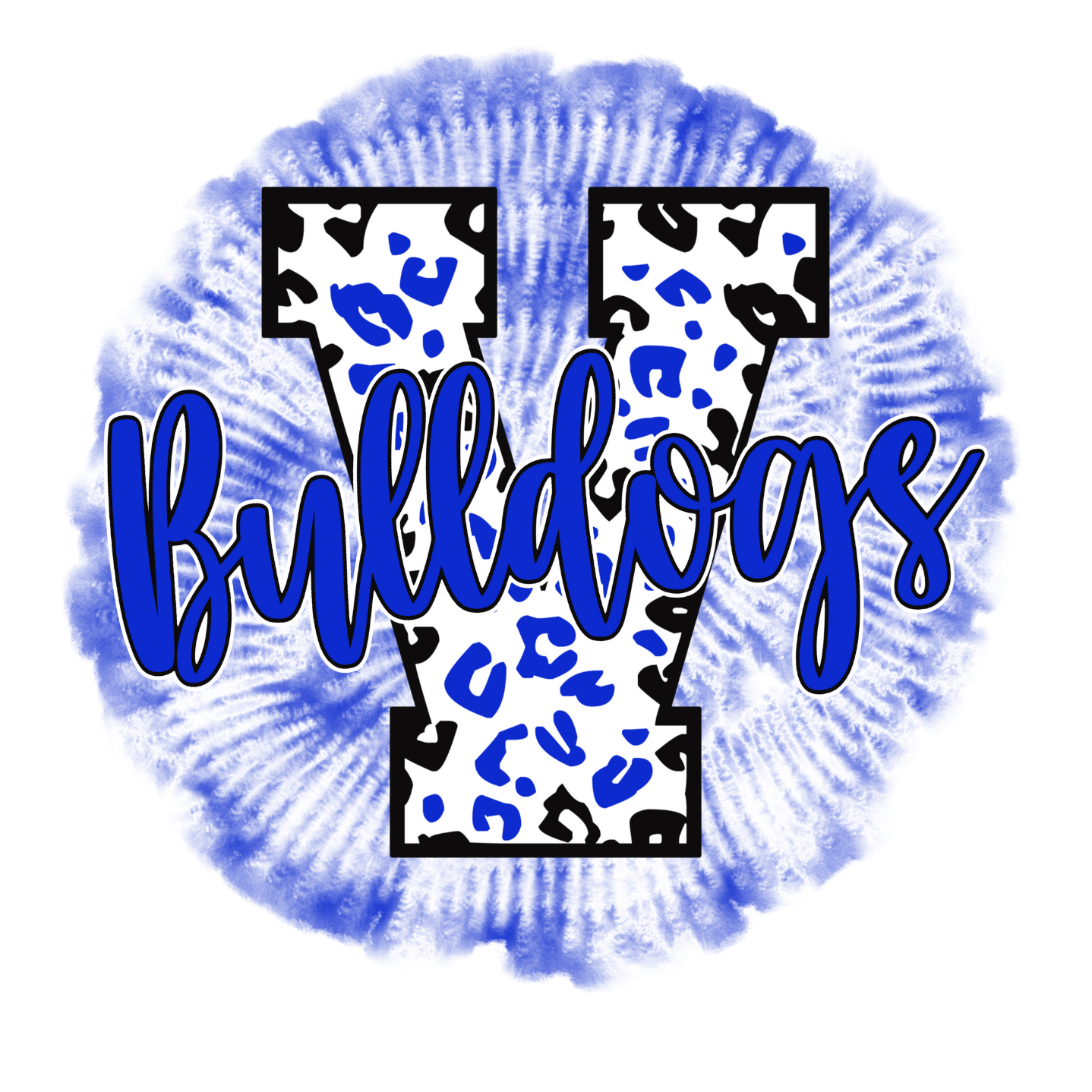 Blue Cheetah V Bulldogs Shirt Order