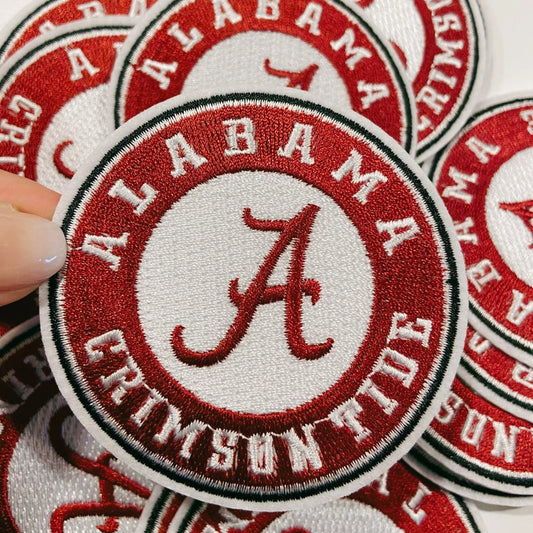 3" Alabama Crimson Tide - Embroidered Hat Patch