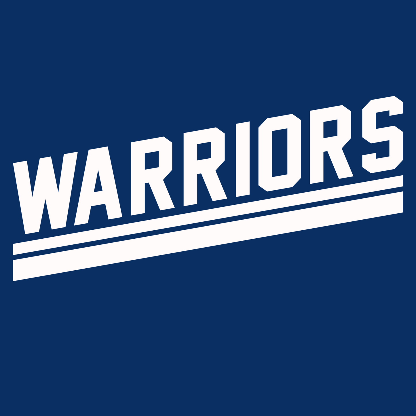 YOUTH Diagonal Warriors Logo Shirt Order