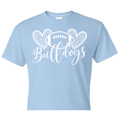 Bulldog Heart Football Shirt Order