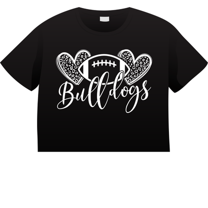 Bulldog Heart Football Shirt Order