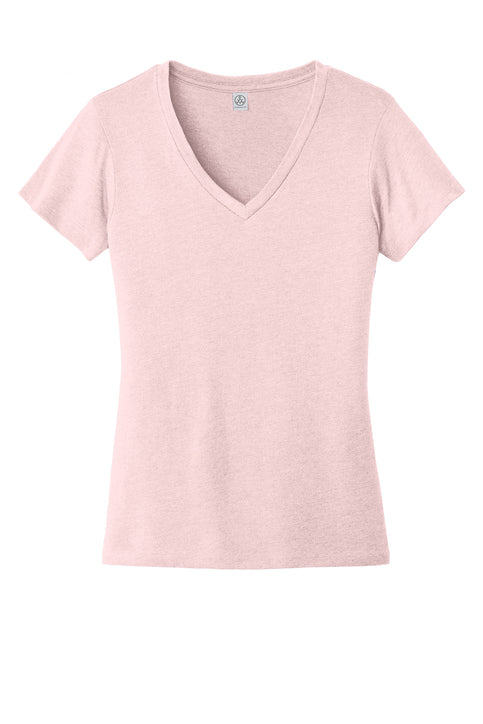 AA6046  Alternative Women's Runaway Blended Jersey V-Neck Tee