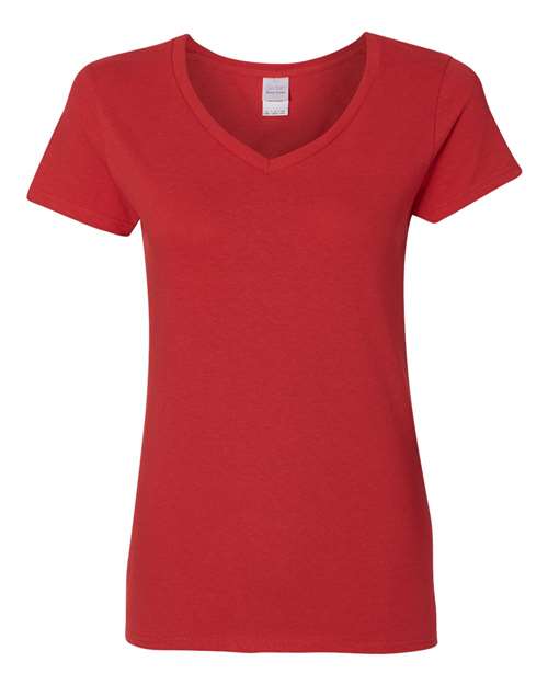 ADULT-Gildan - Heavy Cotton™ Women’s V-Neck T-Shirt - 5V00L