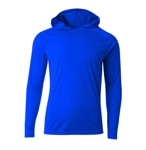 A4 Apparel N3409 Mens Lightweight Hooded Sun Shirt UPF 44+