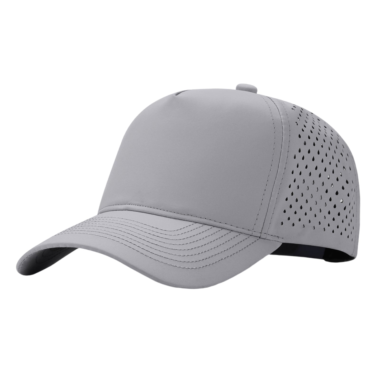 TOPTIE Quick Dry Trucker Cap 5 Panel Waterproof Snapback Mid Profile Polyester Baseball Cap