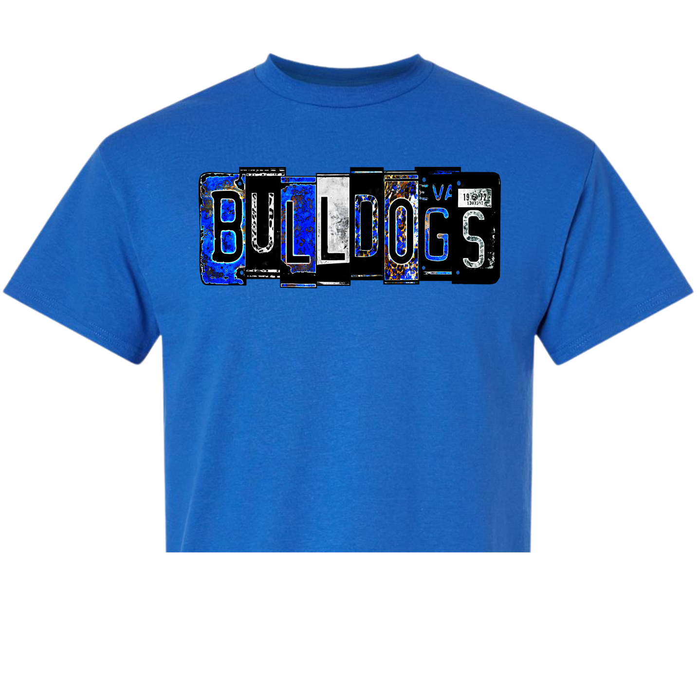 Bulldogs License Plate Shirt Order