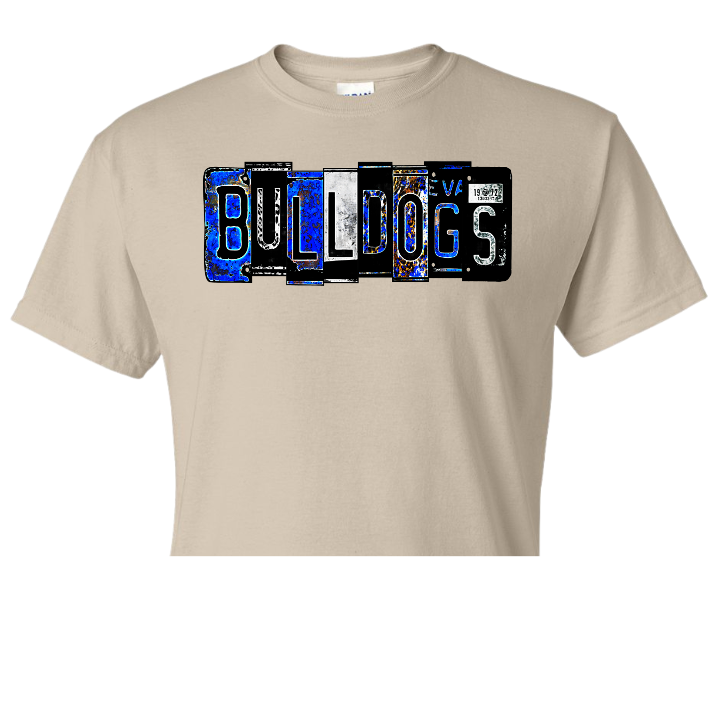 Bulldogs License Plate Shirt Order