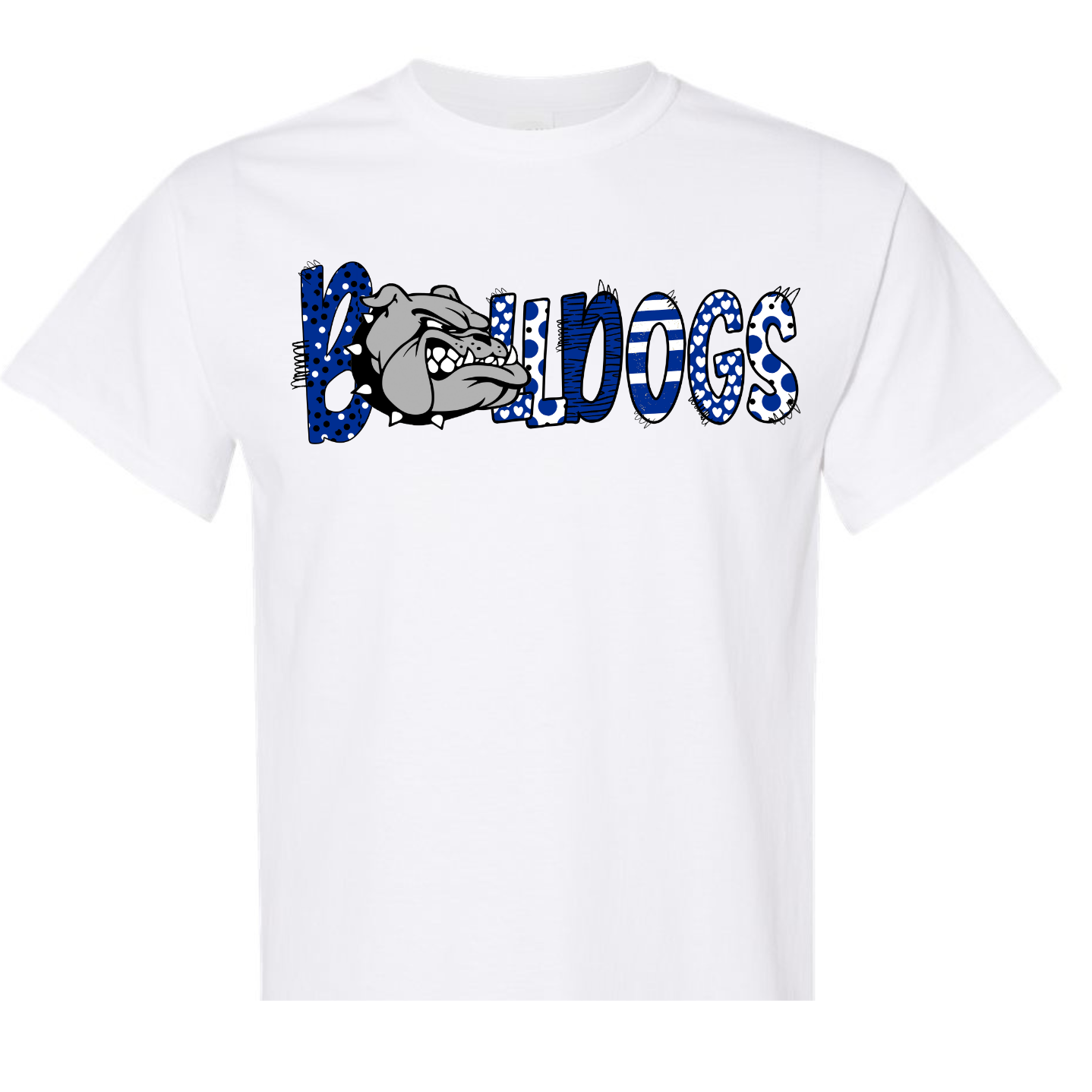 Bulldog Head Bulldogs Shirt Order