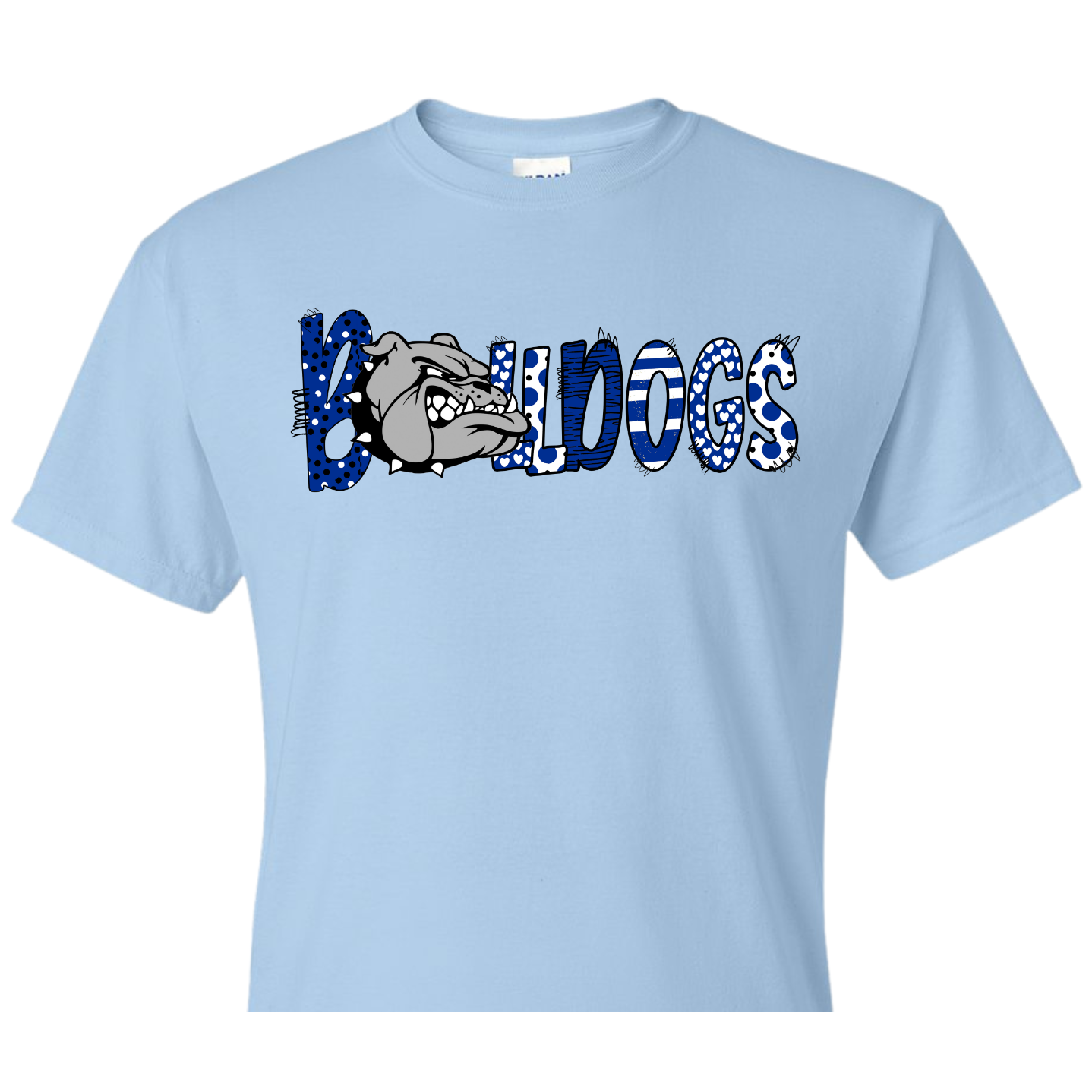 Bulldog Head Bulldogs Shirt Order