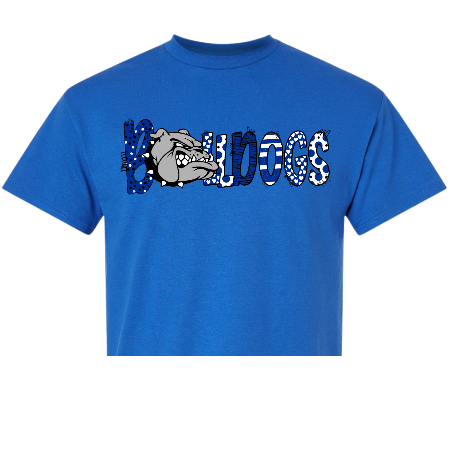 Bulldog Head Bulldogs Shirt Order