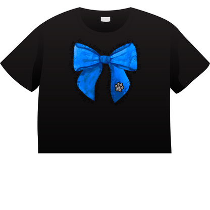 Let’s Go Bulldogs Blue Bow Shirt Order