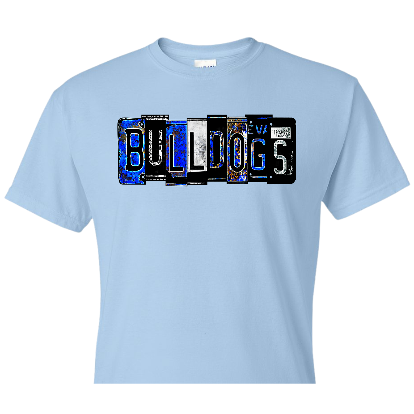 Bulldogs License Plate Shirt Order