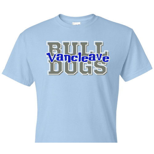 Bulldog Grey Words Shirt Order