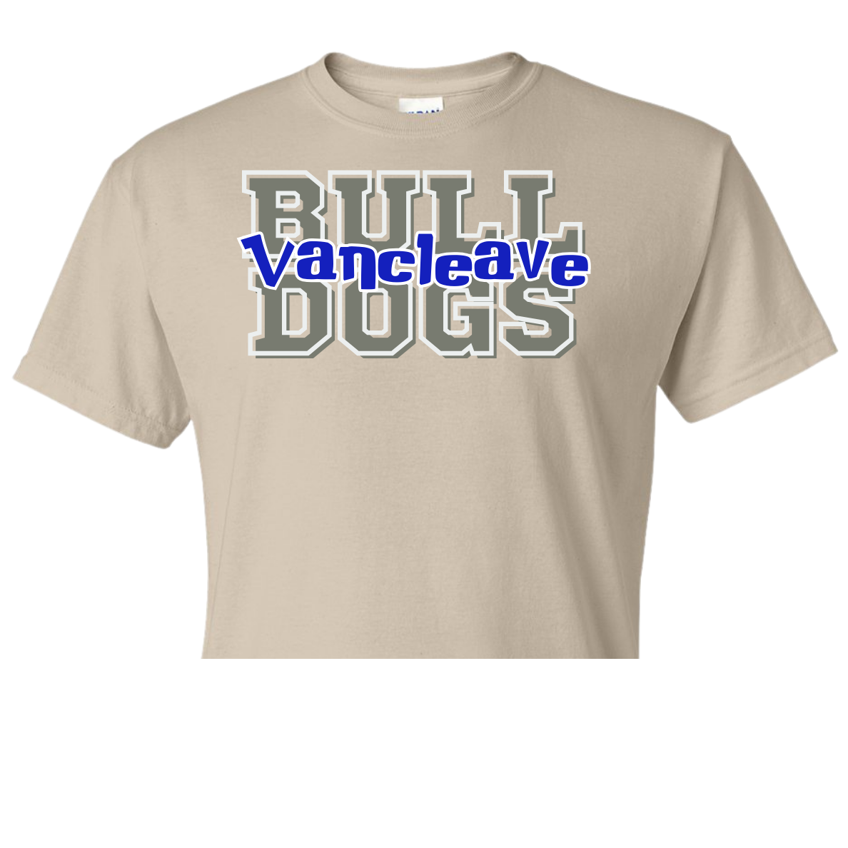 Bulldog Grey Words Shirt Order