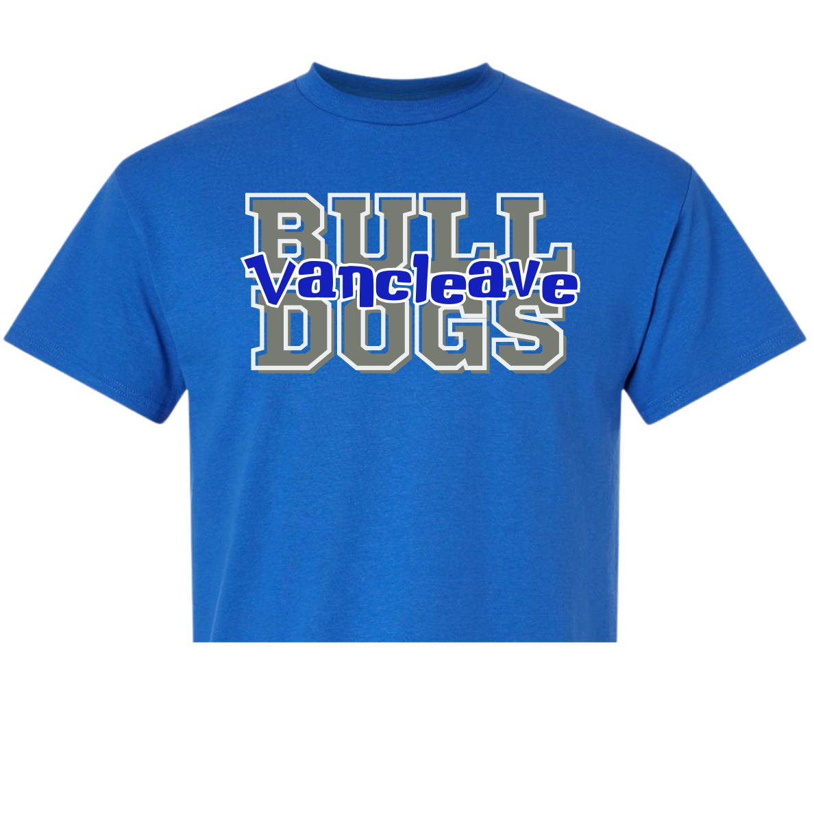 Bulldog Grey Words Shirt Order